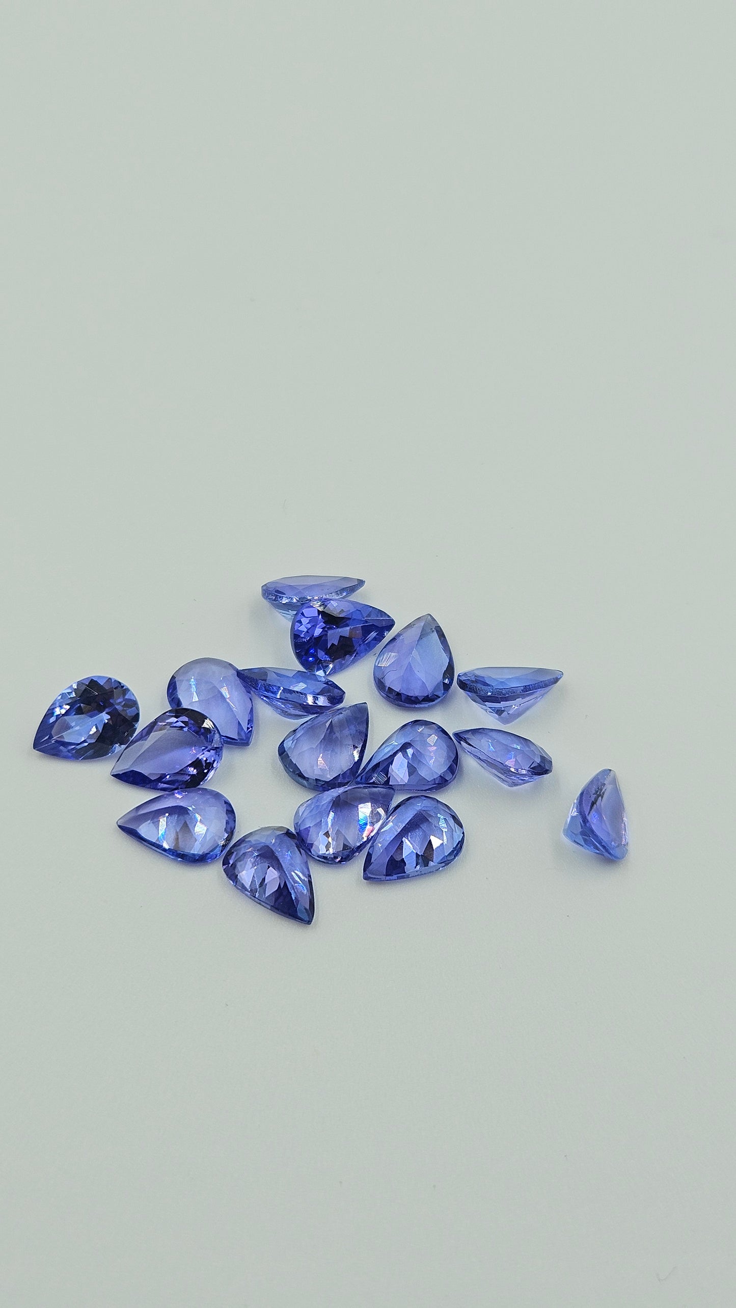 Natural Tanzanite Pears 6x8mm Cut Faceted loose stone AAA