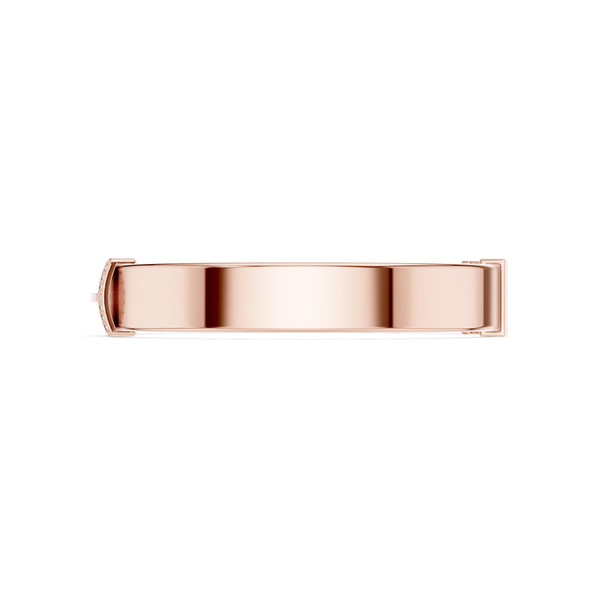 18K Gold Vermeil Men's Moissanite Cuff Bracelet | 925 Sterling Silver, Modern Luxury