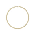 Moissanite Pavé Cuban Link Necklace – 925 Sterling Silver, 18K Gold Vermeil