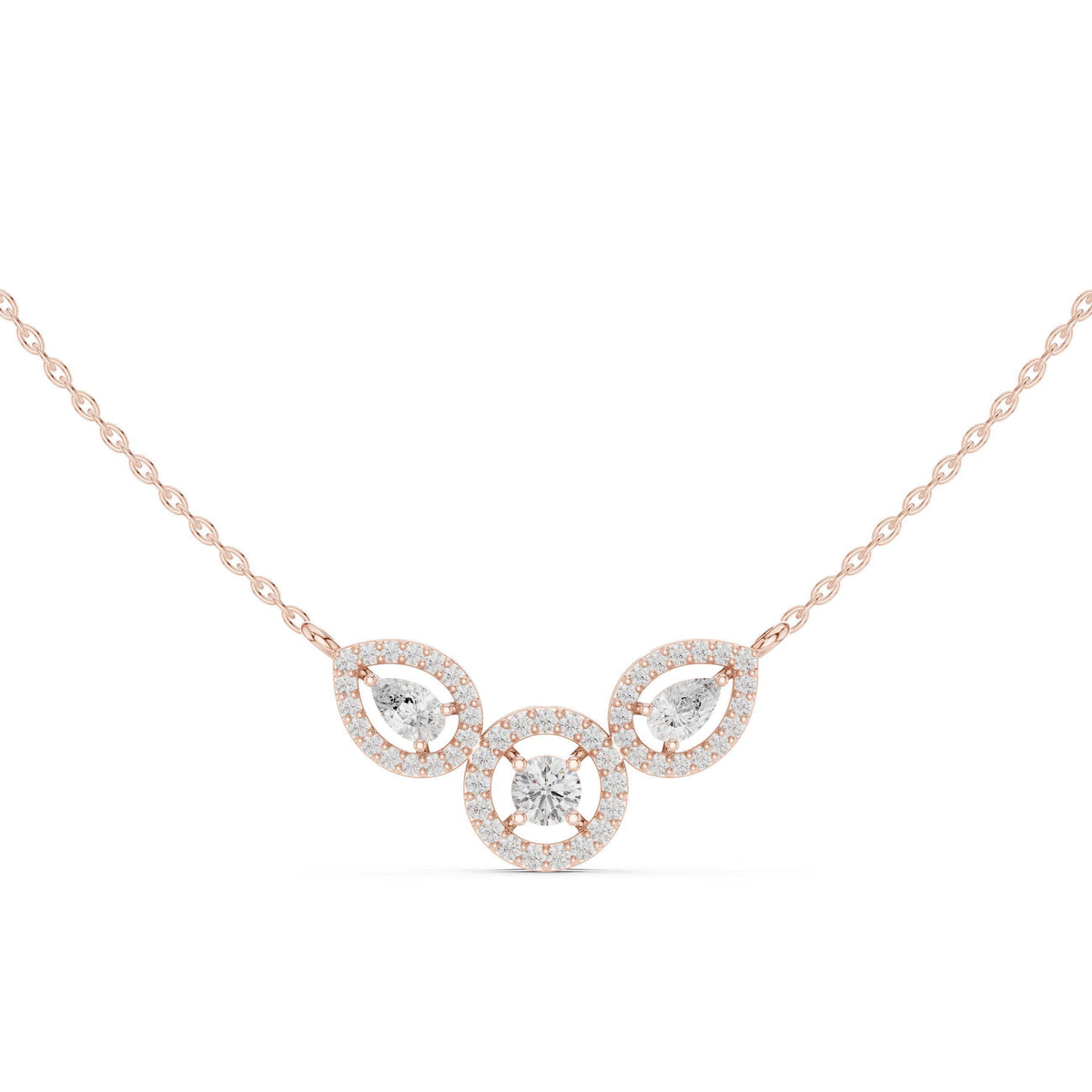 18K Gold Vermeil Moissanite Mangalsutra Pendant Necklace | Traditional Modern Jewelry