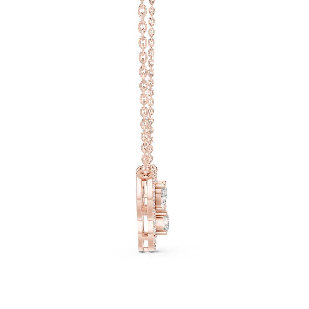 18K Gold Vermeil Moissanite Mangalsutra Pendant Necklace | Traditional Modern Jewelry
