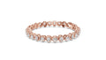 3x4mm Cushion Moissanite Tennis Bracelet – 925 Sterling Silver, 18K Gold Vermeil