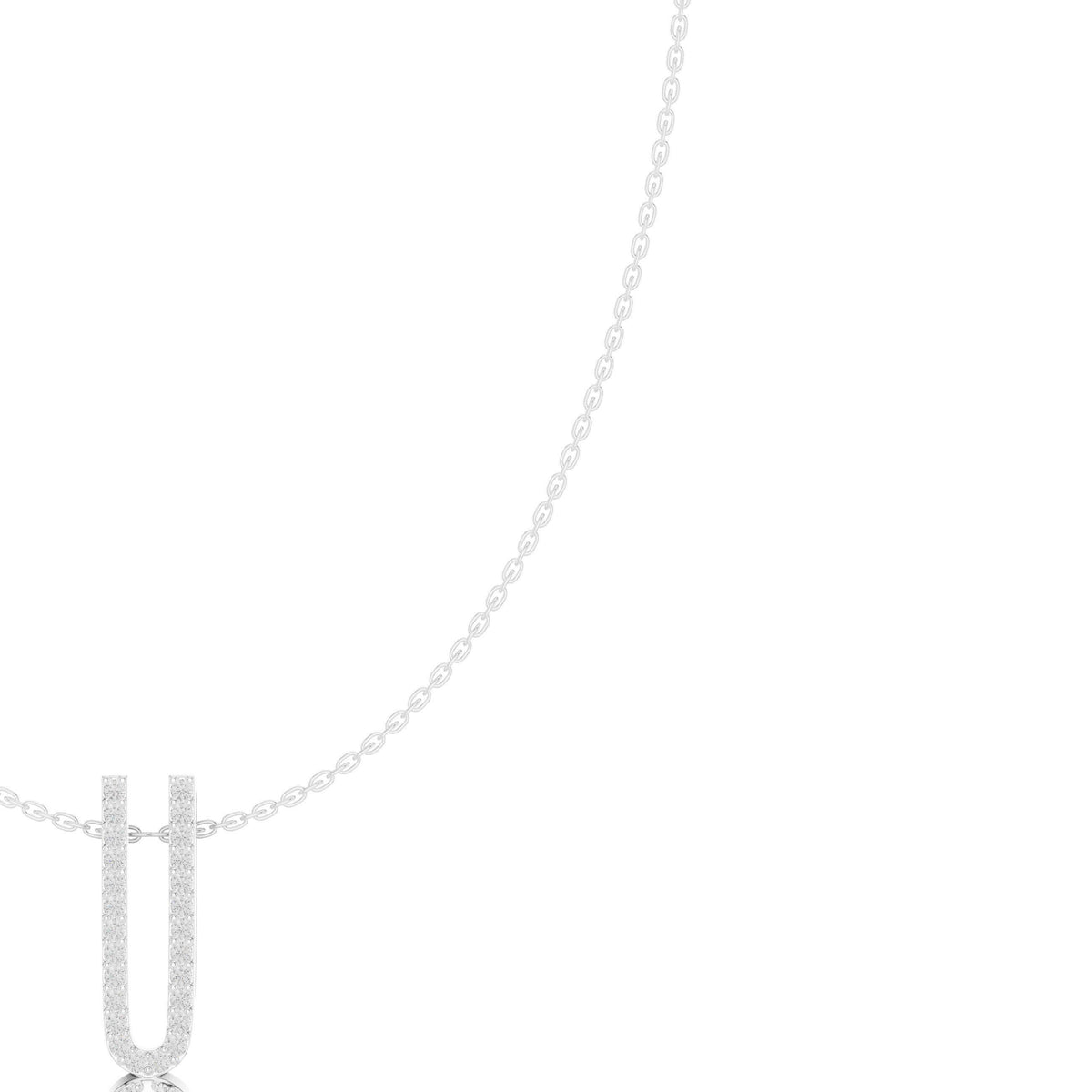 Moissanite Pavé Leaf & Bar Pendant Necklace – 925 Sterling Silver, 18K Gold Vermeil