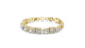 Emerald & Cushion-Cut Moissanite Tennis Bracelet – 925 Sterling Silver, 18K Gold Vermeil