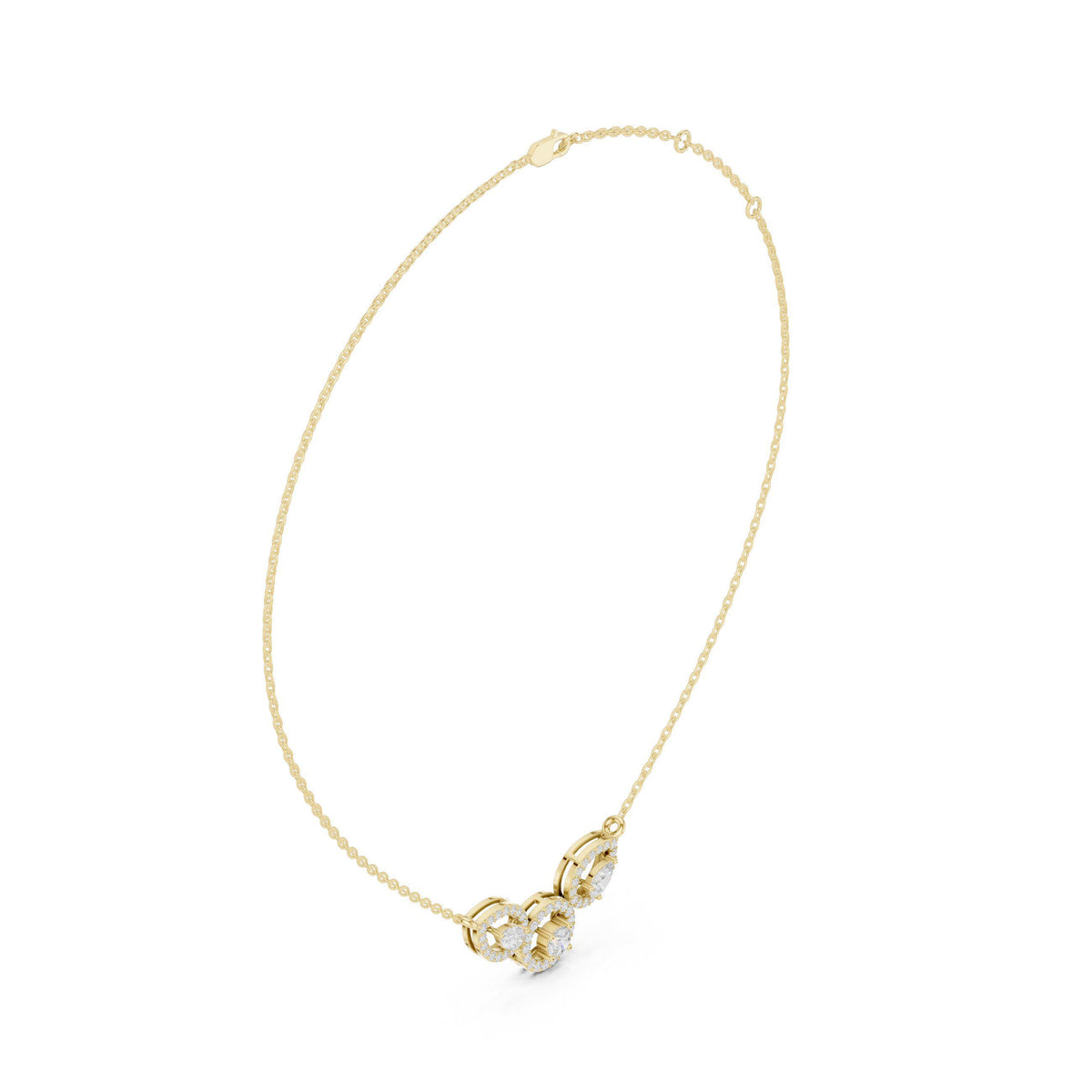 18K Gold Vermeil Moissanite Mangalsutra Pendant Necklace | Traditional Modern Jewelry