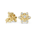 Moissanite Six-Point Star Stud Earrings – 925 Sterling Silver, 18K Gold Vermeil