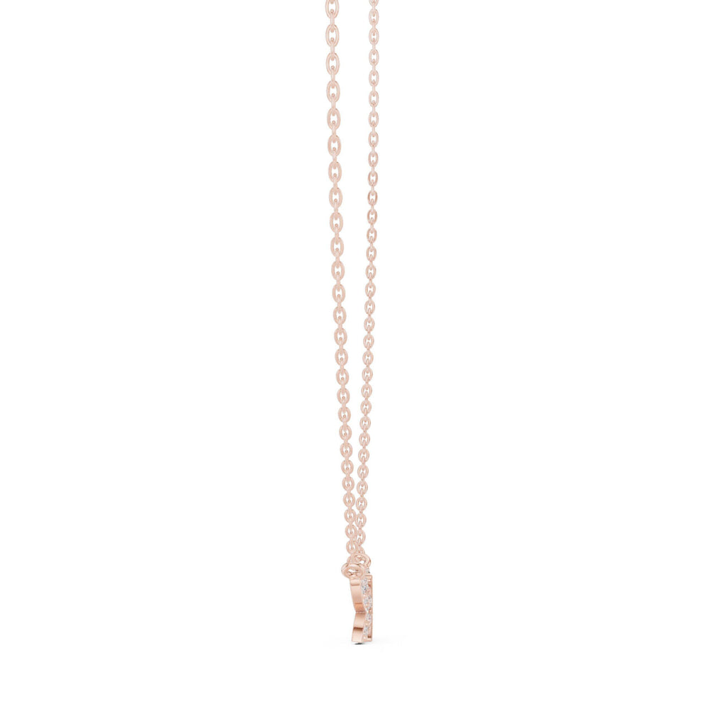 Marquise Moissanite Butterfly Necklace – 925 Sterling Silver, 18K Gold Vermeil