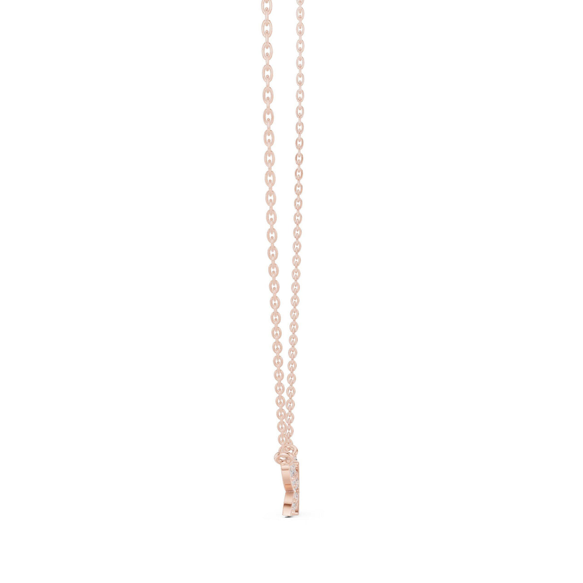 Marquise Moissanite Butterfly Necklace – 925 Sterling Silver, 18K Gold Vermeil