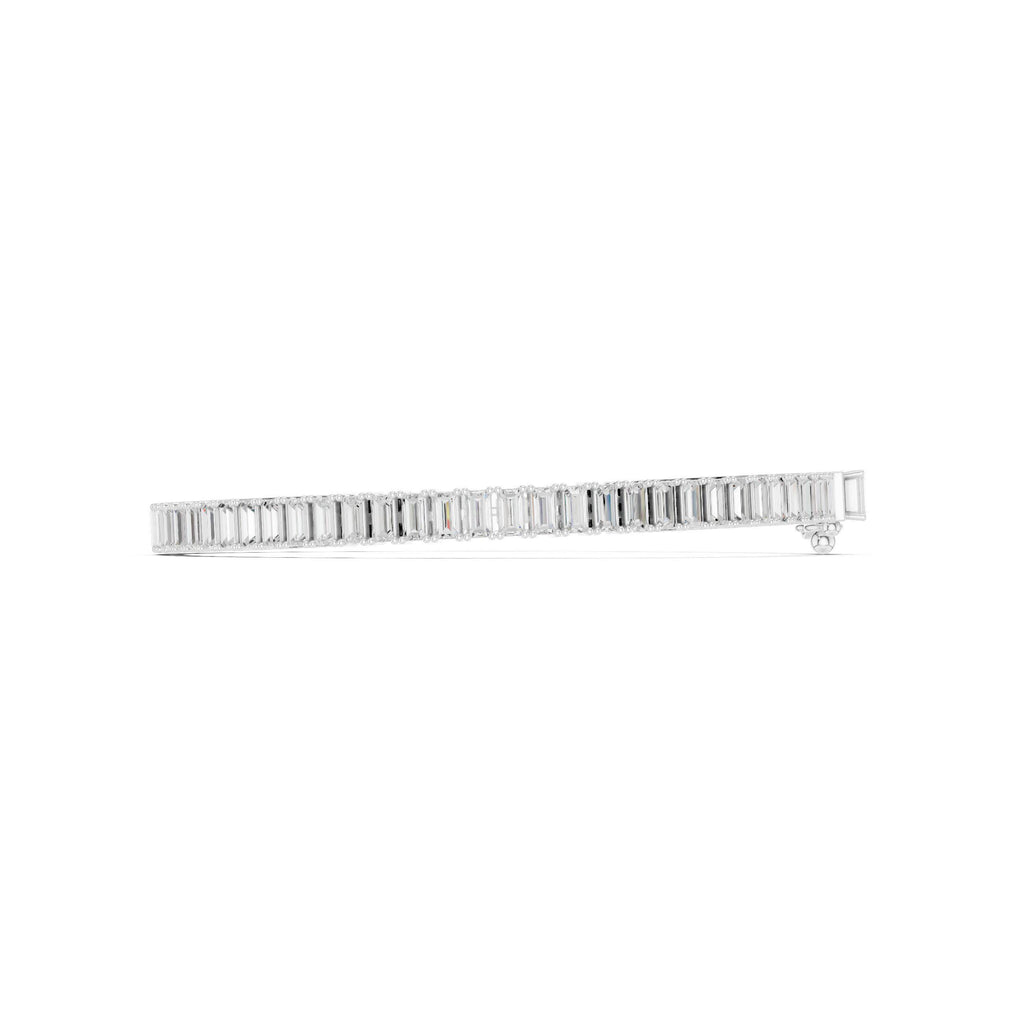 18K Gold Vermeil Mens Moissanite Tennis Bracelet | 925 Silver, Brilliant Sparkle, Masculine Design