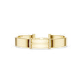 18K Gold Vermeil Men's Moissanite Cuff Bracelet | 925 Sterling Silver, Modern Luxury