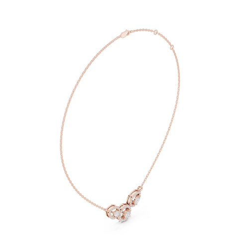 18K Gold Vermeil Moissanite Mangalsutra Pendant Necklace | Traditional Modern Jewelry