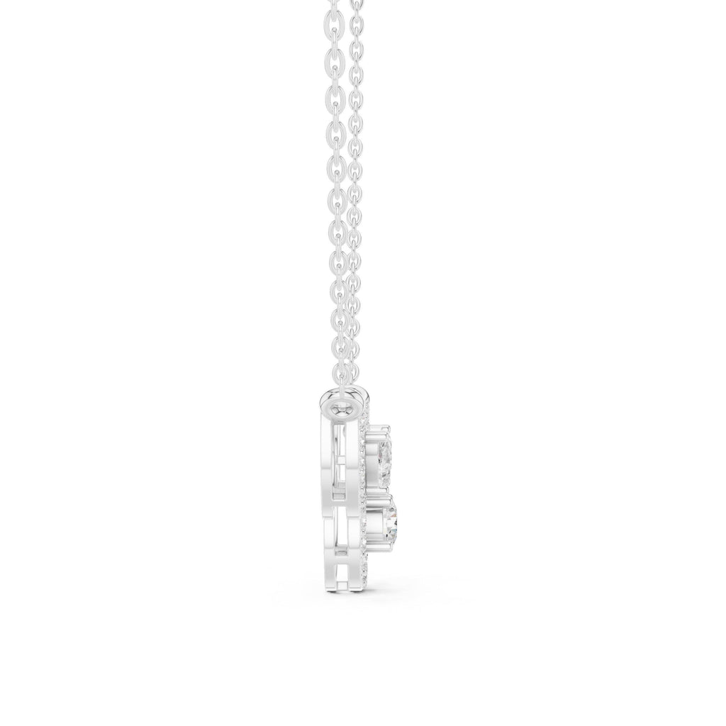 18K Gold Vermeil Moissanite Mangalsutra Pendant Necklace | Traditional Modern Jewelry