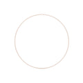 Petite Moissanite Tennis Necklace – 925 Sterling Silver, 18K Gold Vermeil